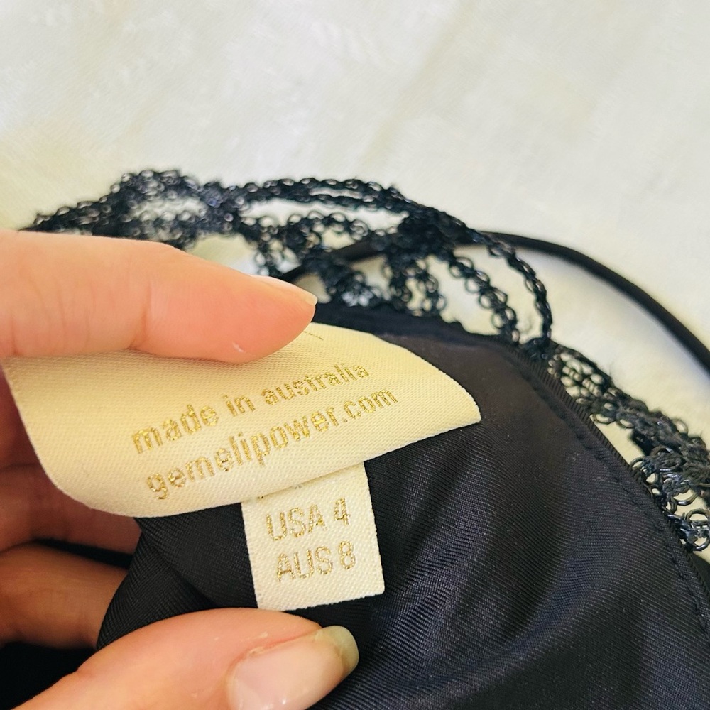 NWT Gemeli Power Jay and Co Gown in Black 4 - Picture 10 of 15